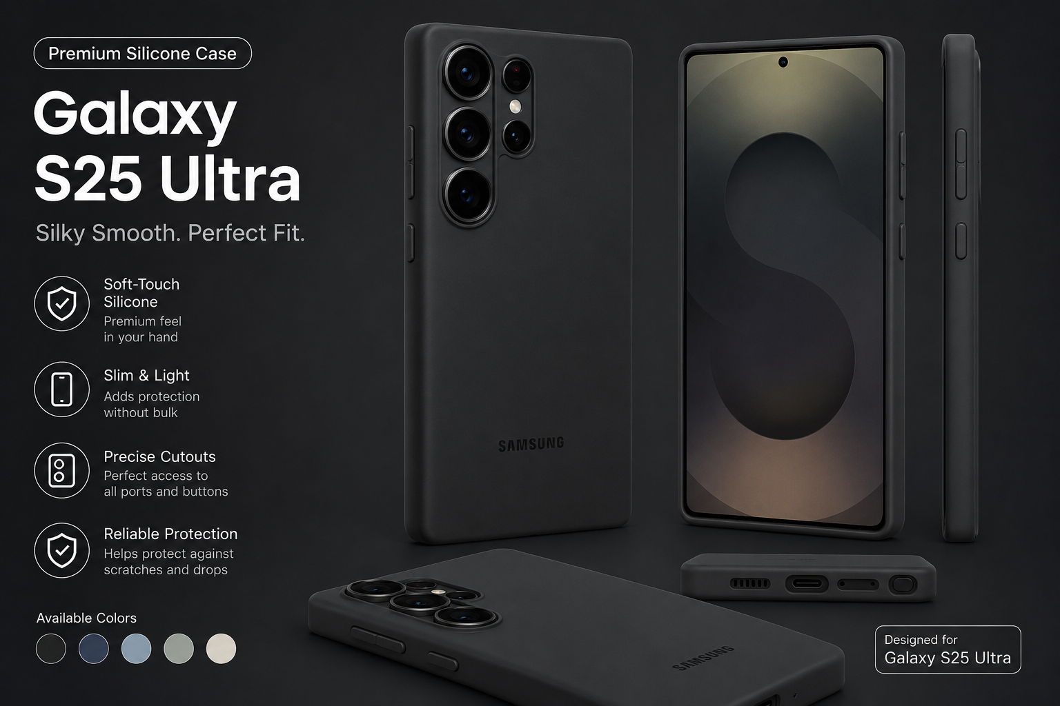 Samsung S25 Ultra Silicone cover
